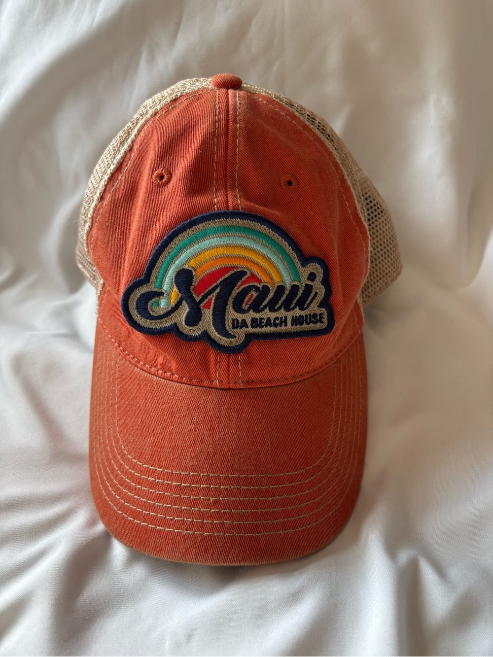 Legacy Orange Maui Patch Trucker Hat